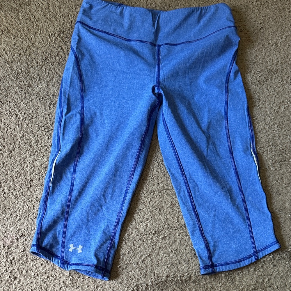 Under Armour Vibrant Blue Workout Capris